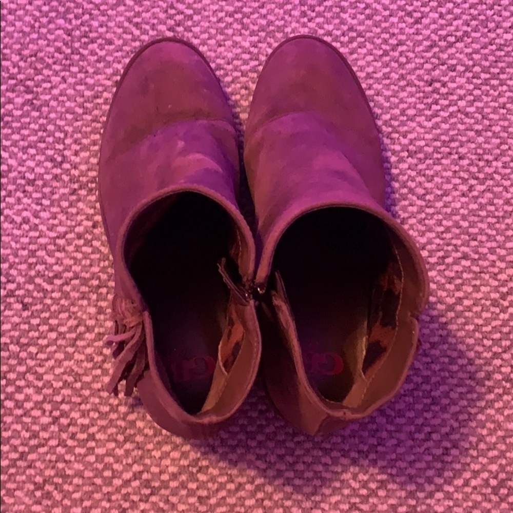 Brown booties